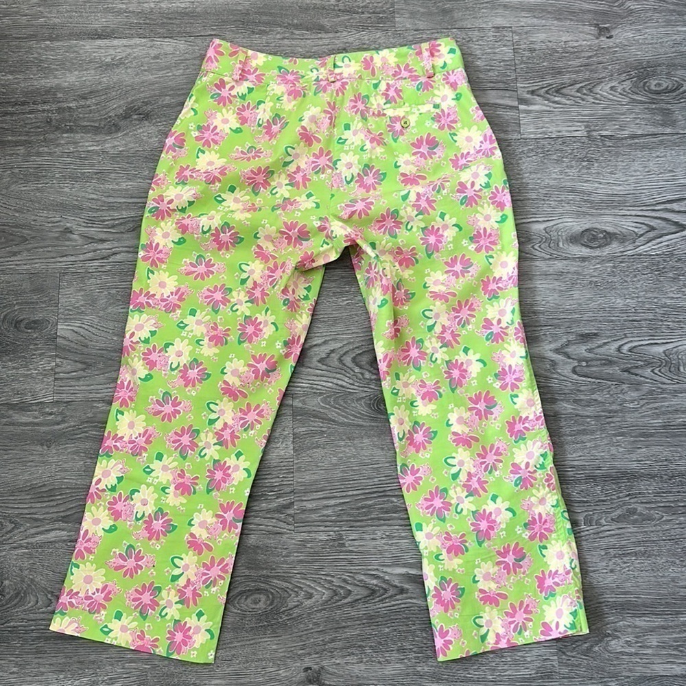 Lilly Pulitzer Rhinoceros Capri Cropped Pants - Picture 2 of 5